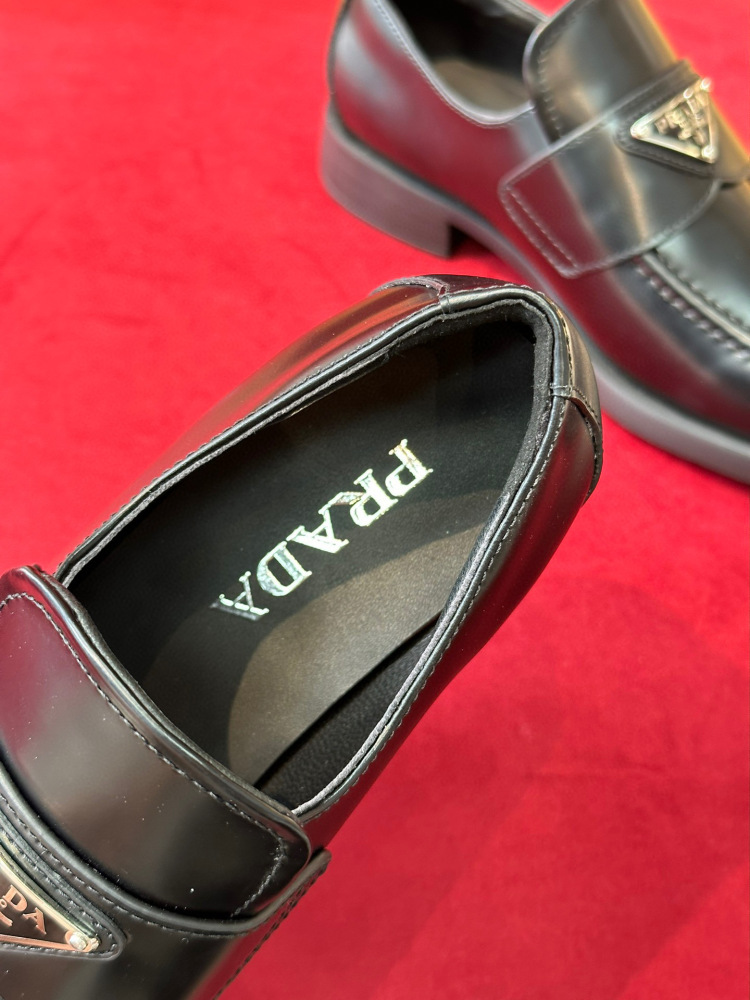 Prada leather shoes