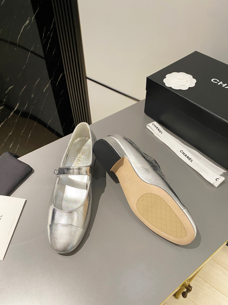 Chanel leather shoes