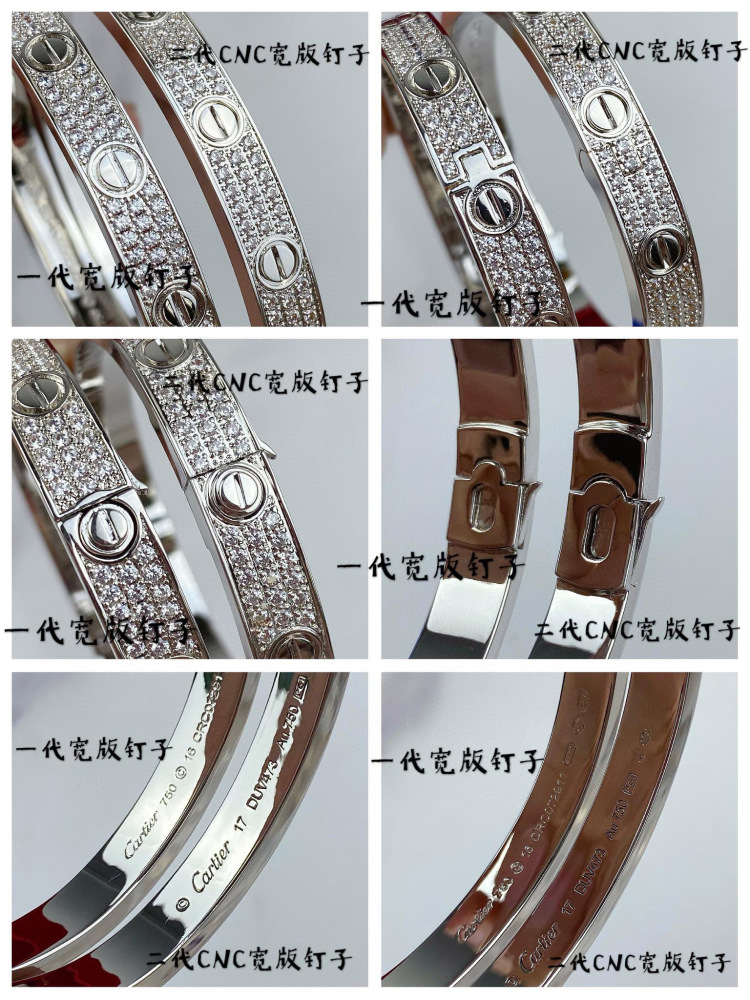 Cartier thick bangle ( full diamond)