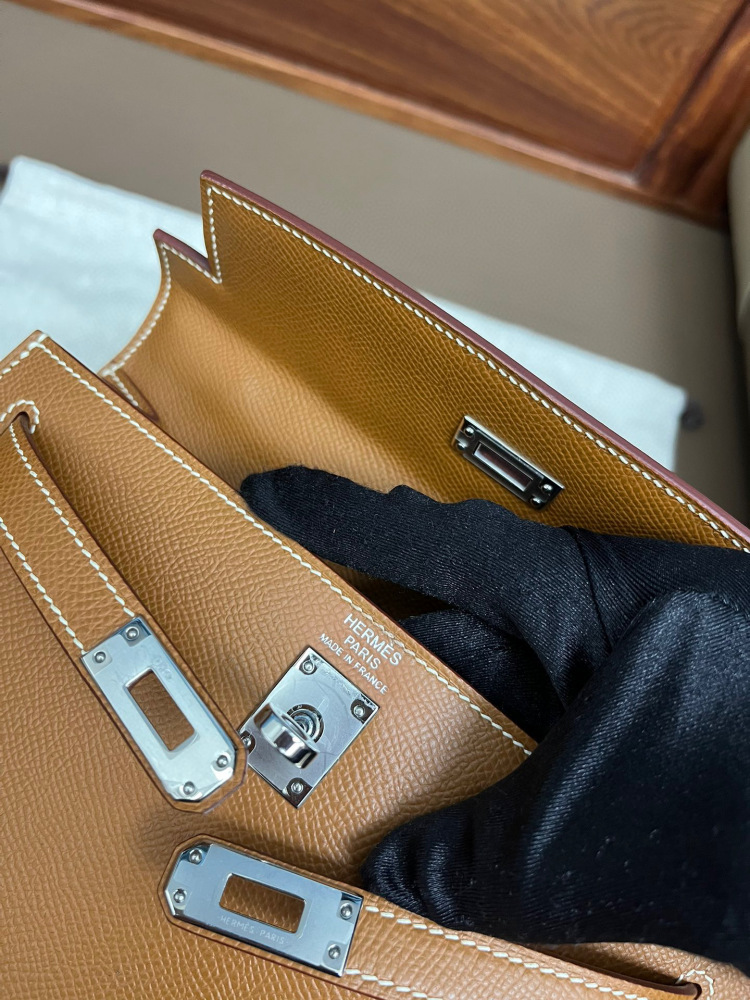 Original leather Kelly 25cm