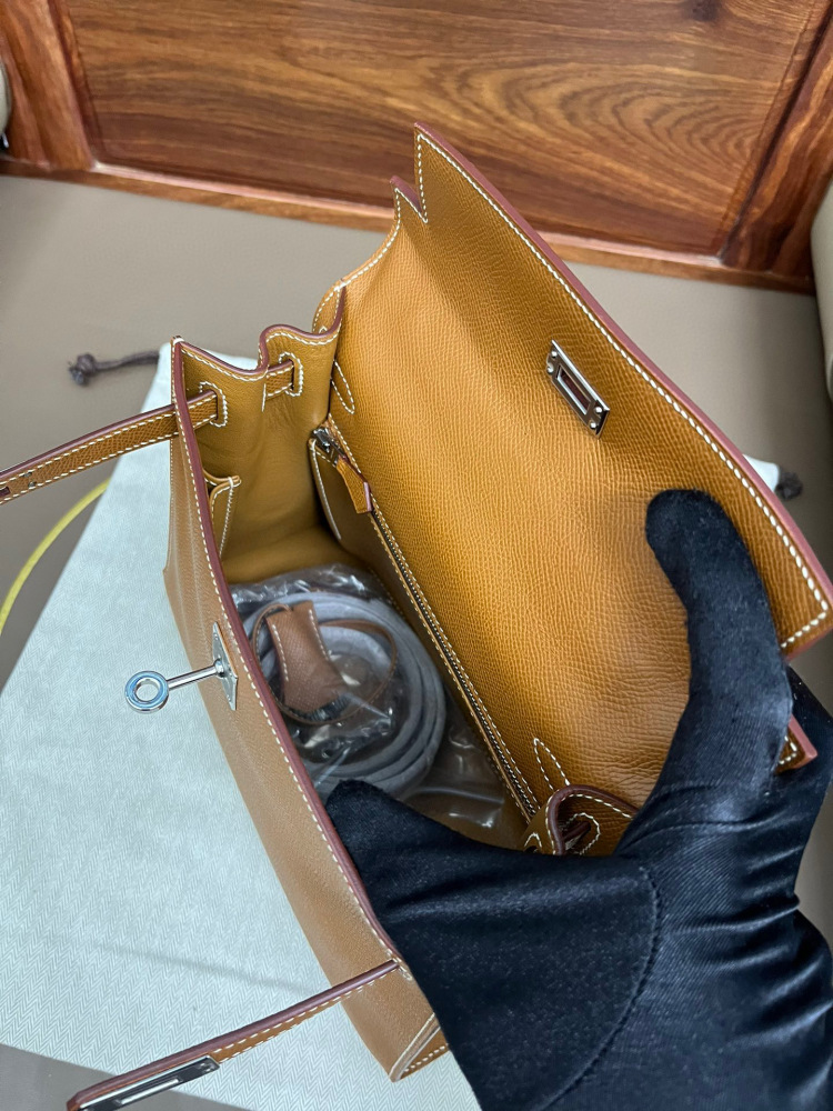 Original leather Kelly 25cm