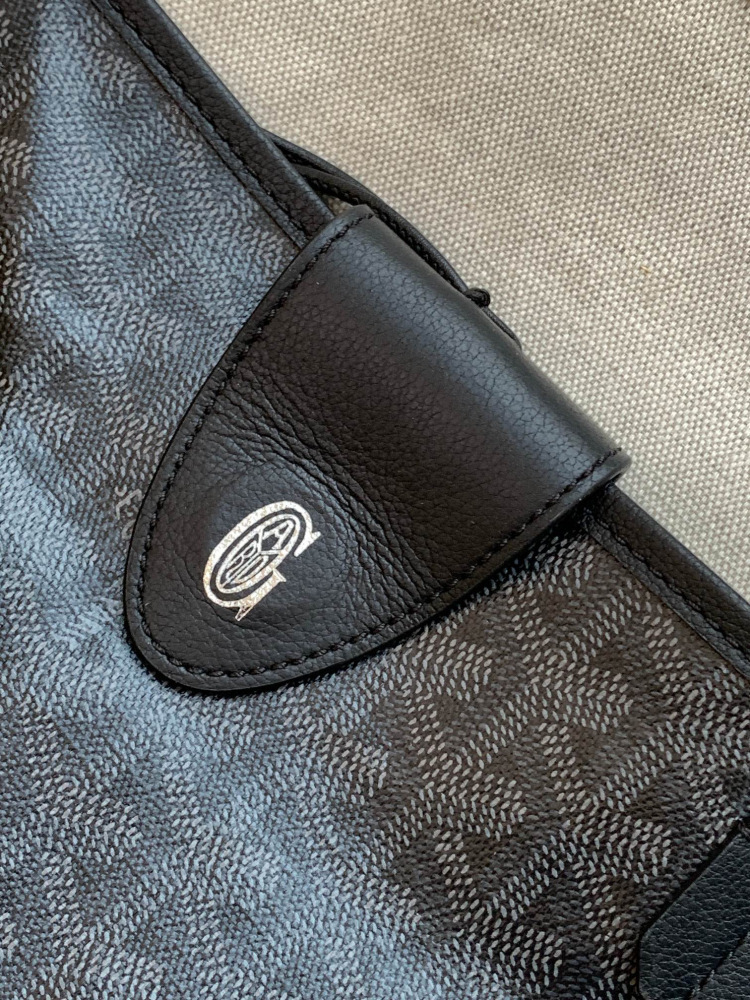 Goyard Jet black tote bag