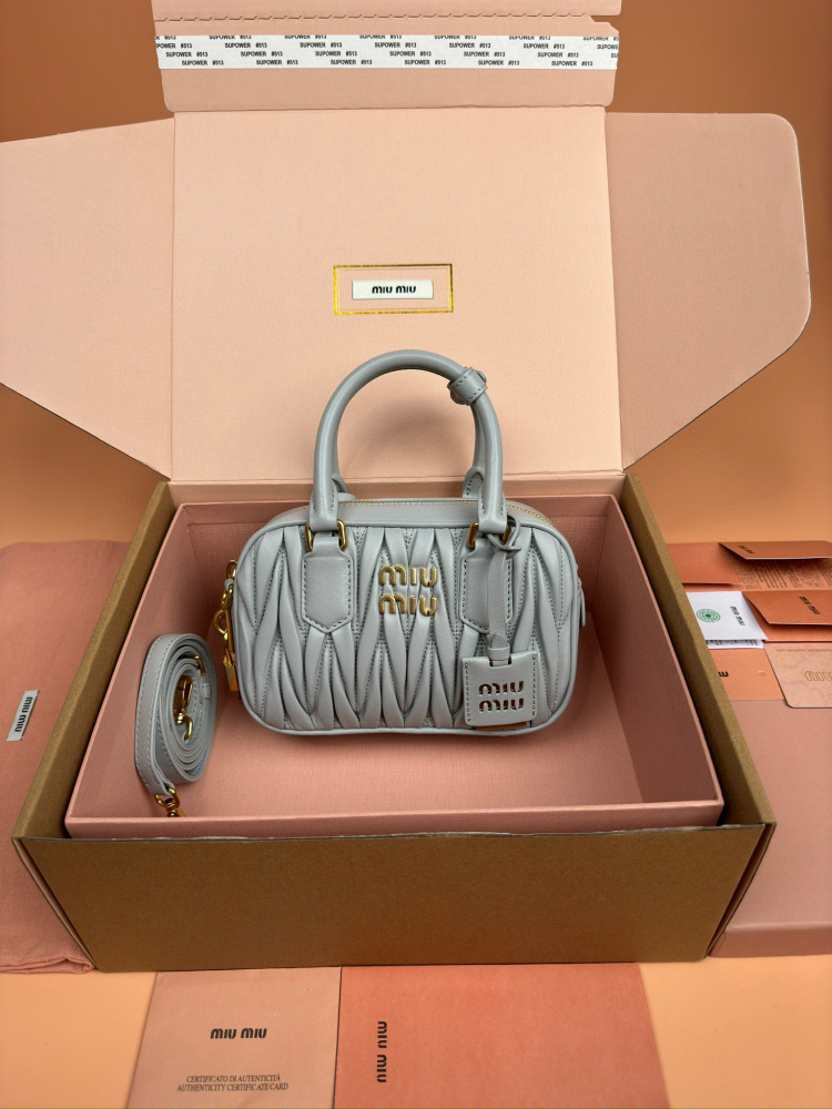 MiuMiu Arcadie Matelasse small