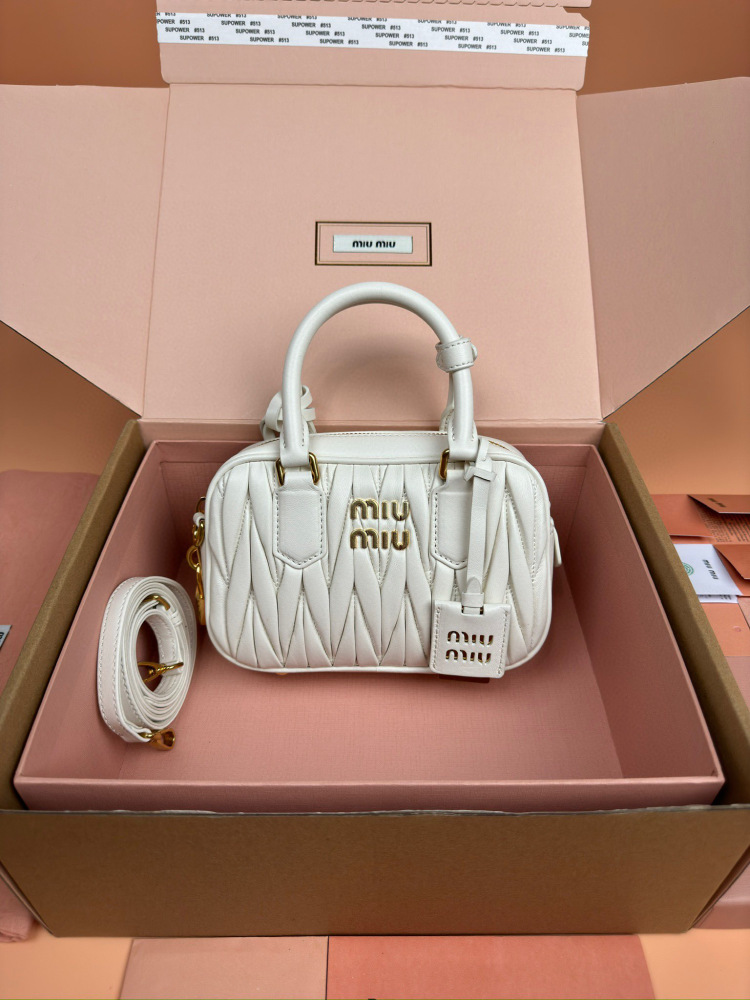 MiuMiu Arcadie Matelasse small