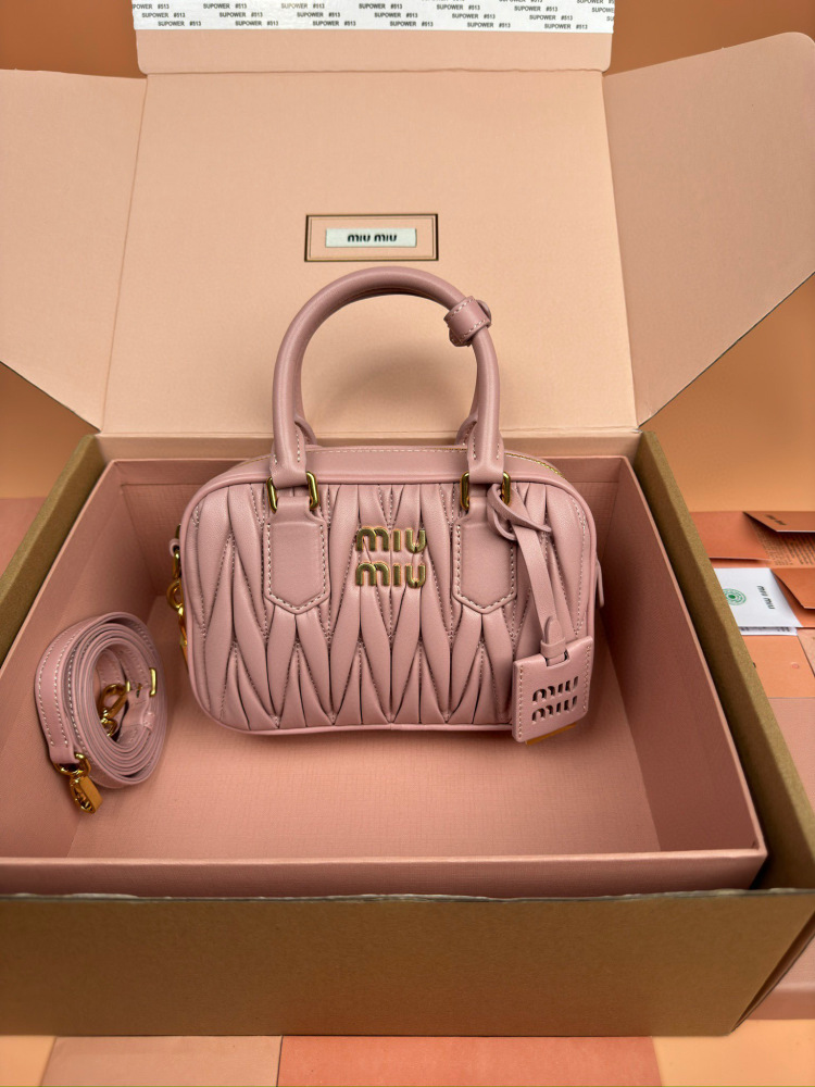 MiuMiu Arcadie Matelasse small