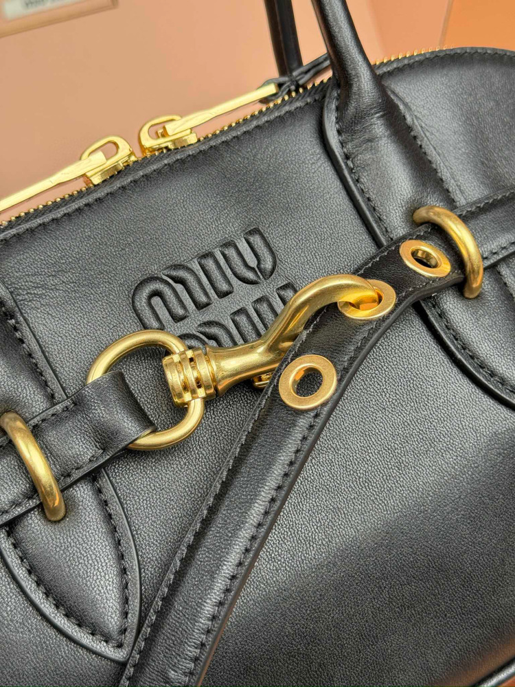 Miumiu Adventure Nappa handbag small