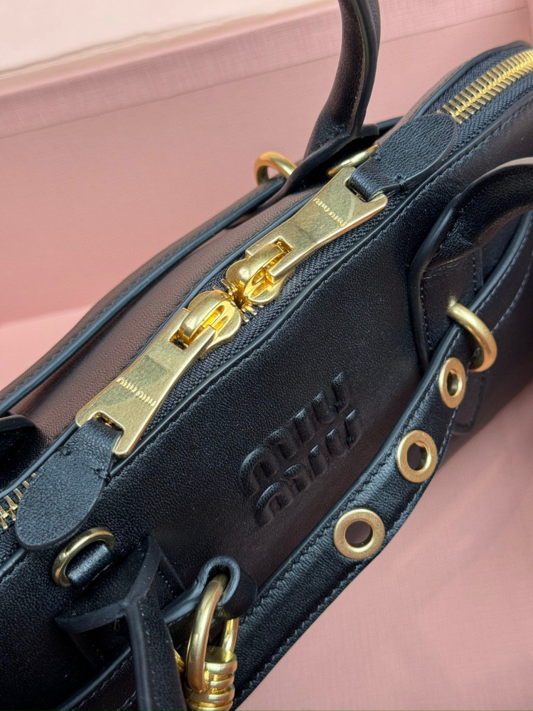 Miumiu Adventure Nappa handbag small