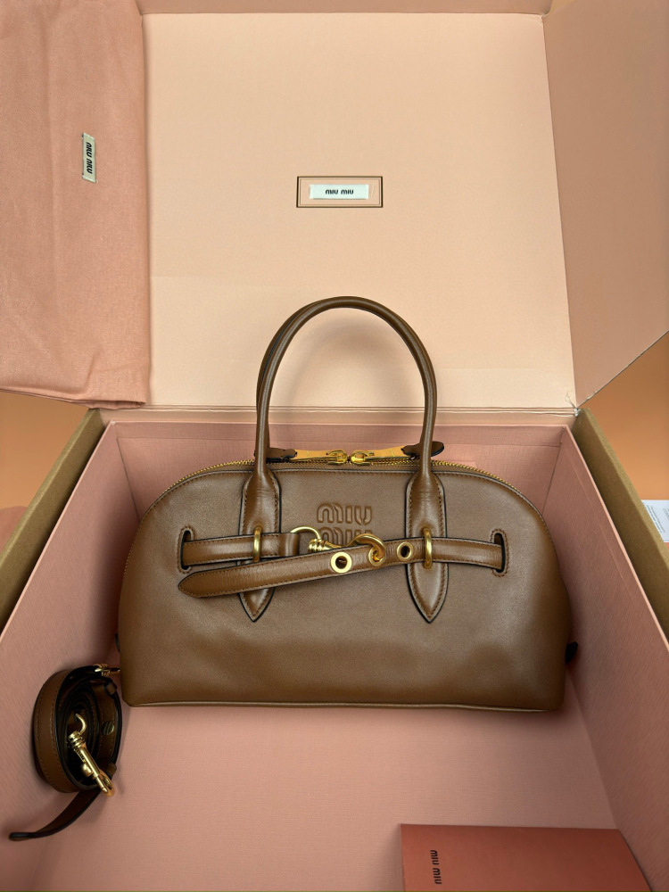 Miumiu Adventure Nappa handbag small