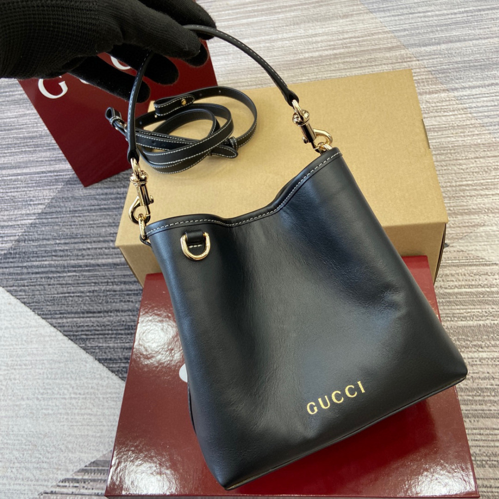 Gucci Emblem mini bucket