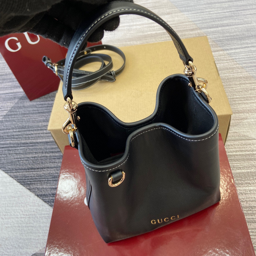 Gucci Emblem mini bucket