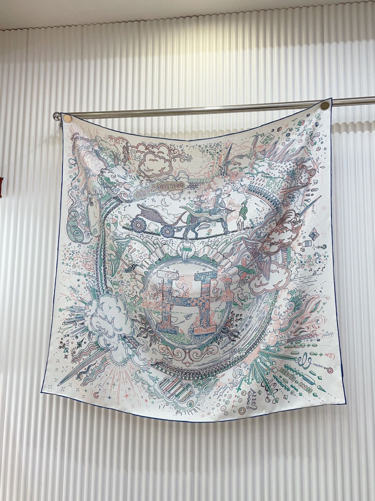 Hermes square scarf