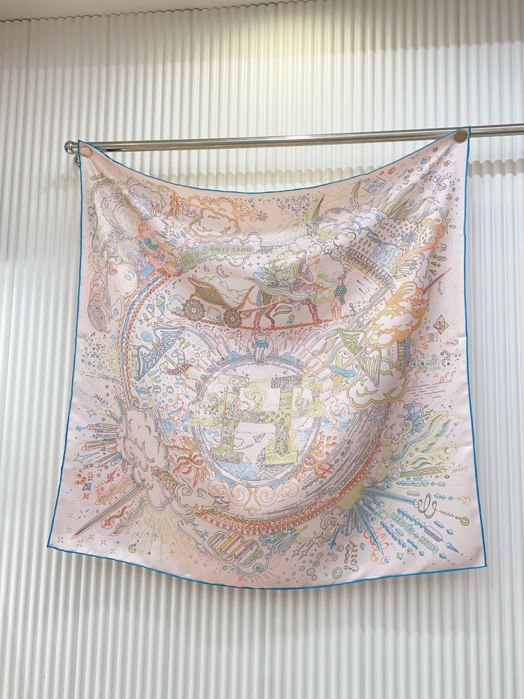 Hermes square scarf