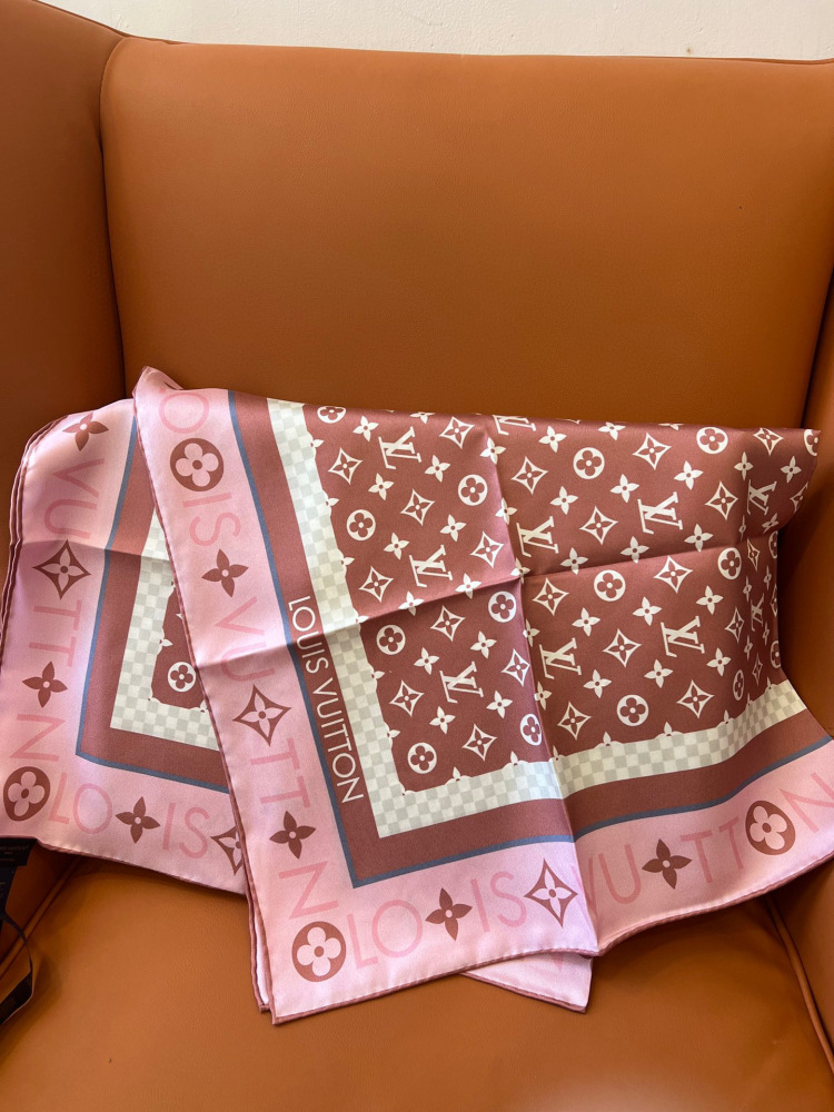 LV square scarf
