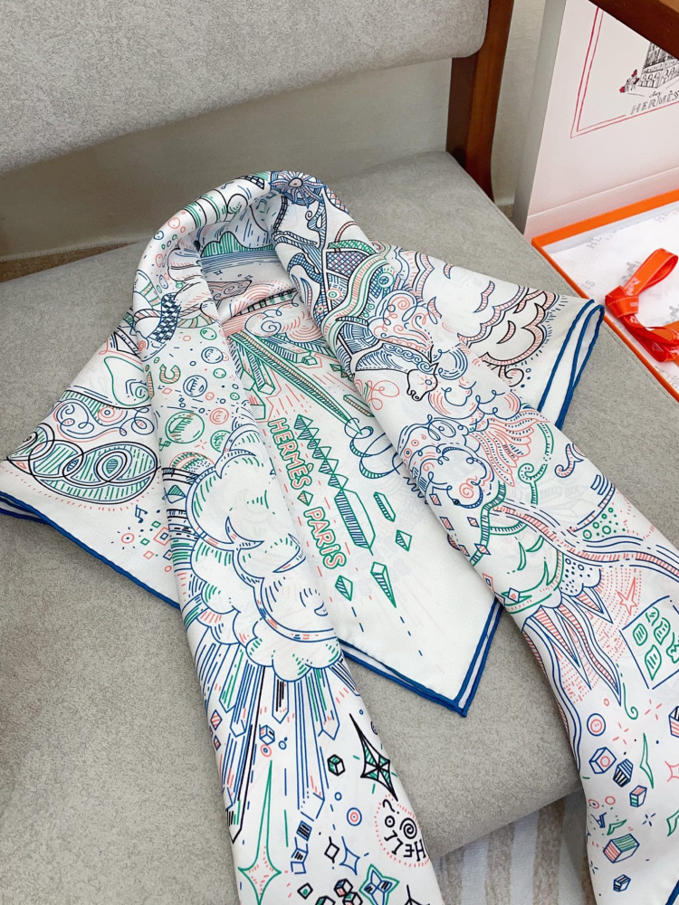 Hermes square scarf