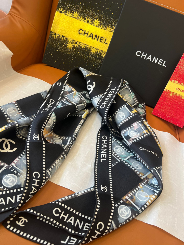 Chanel  square scarf