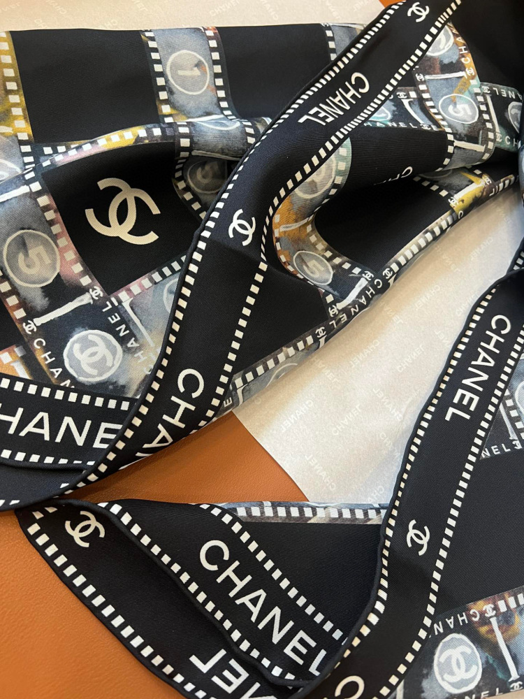 Chanel  square scarf