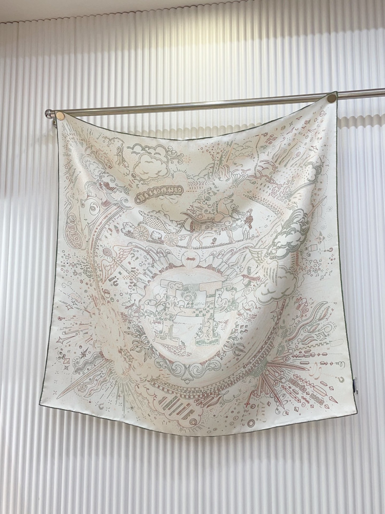 Hermes square scarf