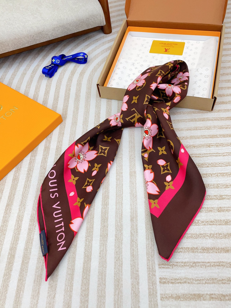 Lv square scarf