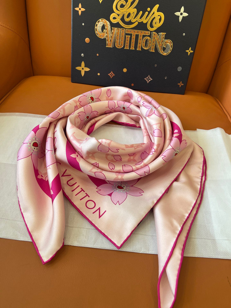 Lv square scarf