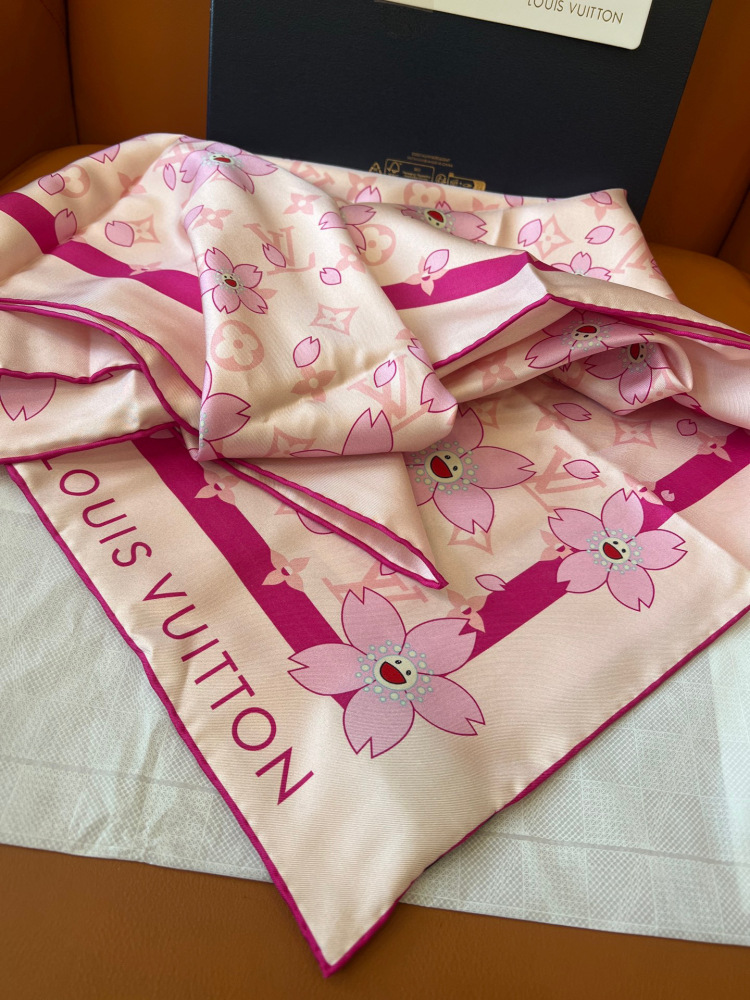 Lv square scarf