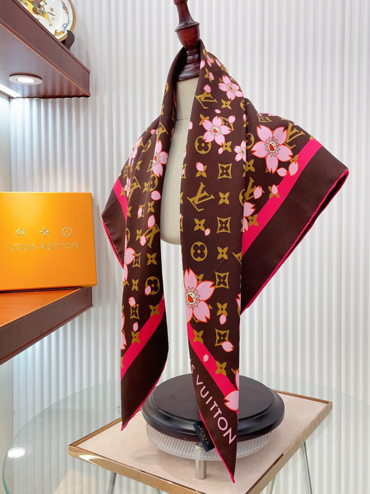 Lv square scarf