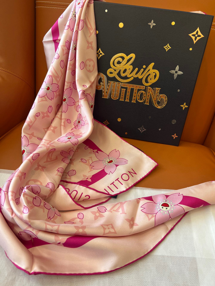 Lv square scarf