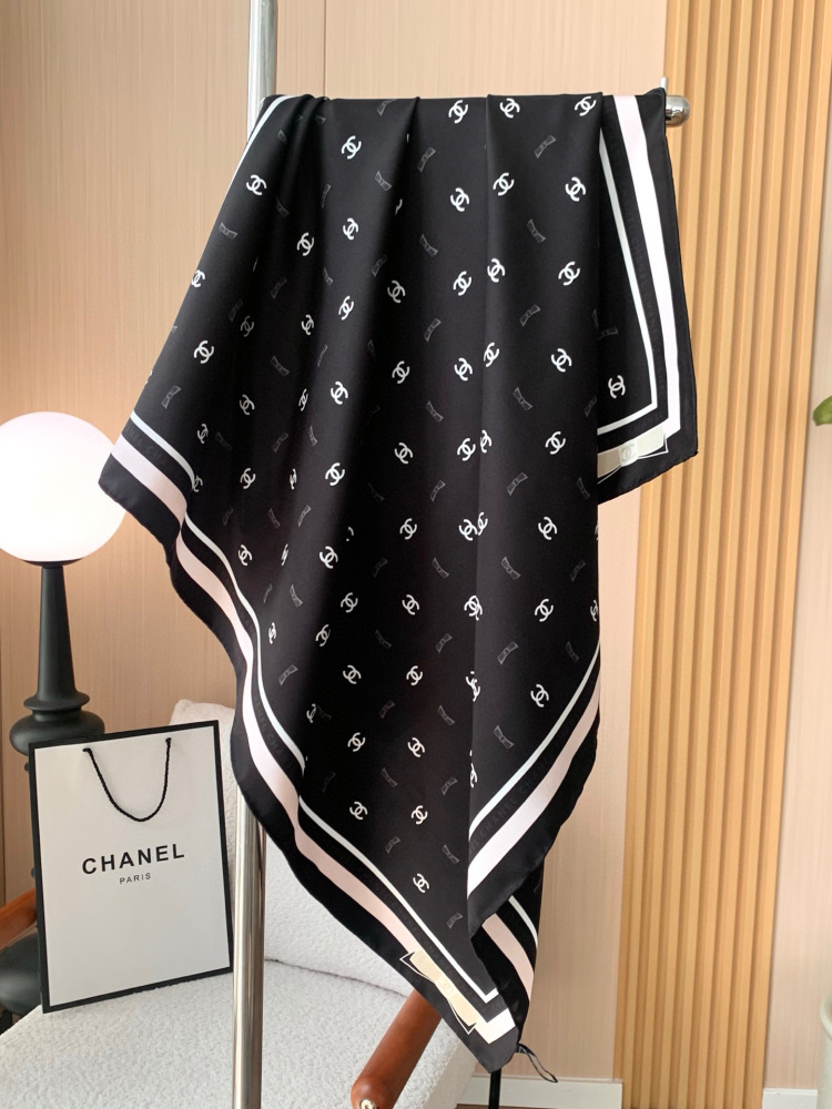 Chanel square scarf