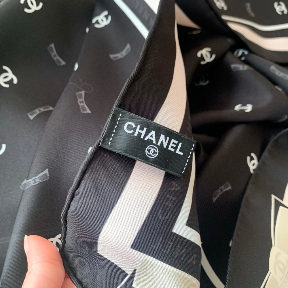 Chanel square scarf