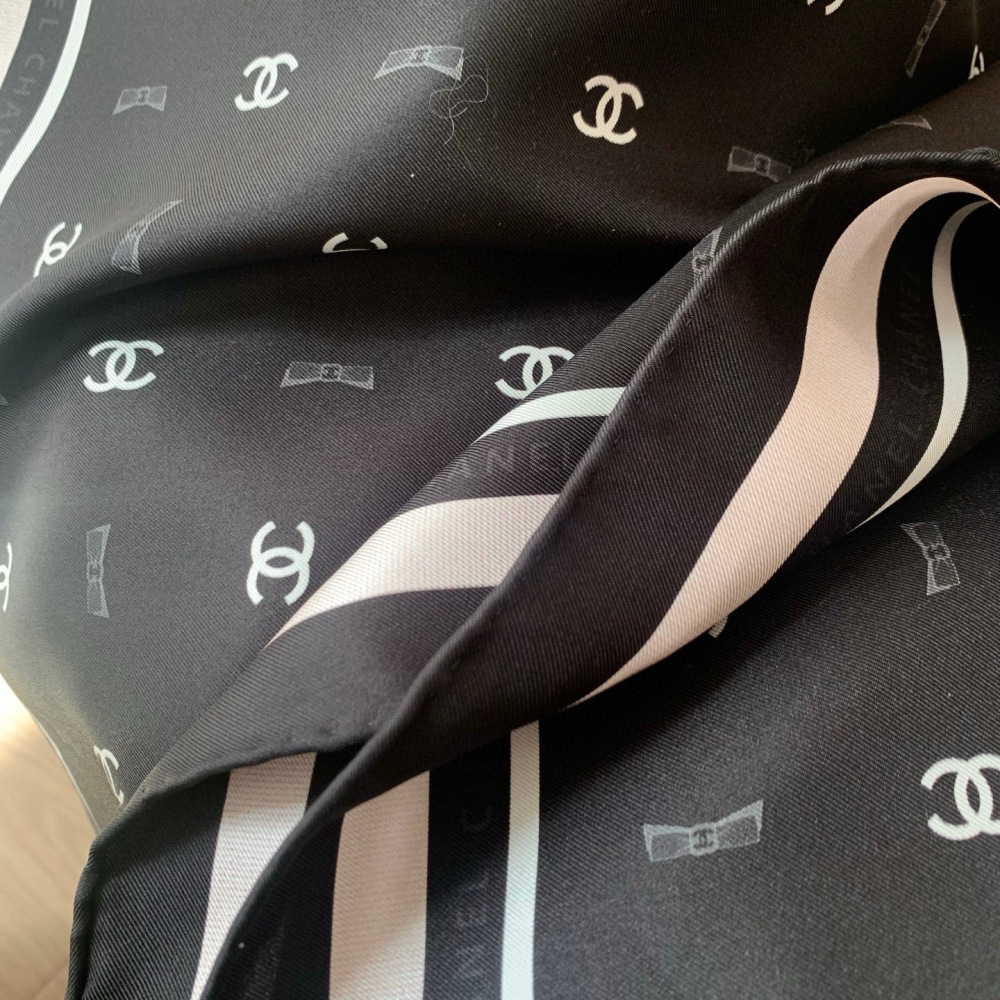 Chanel square scarf