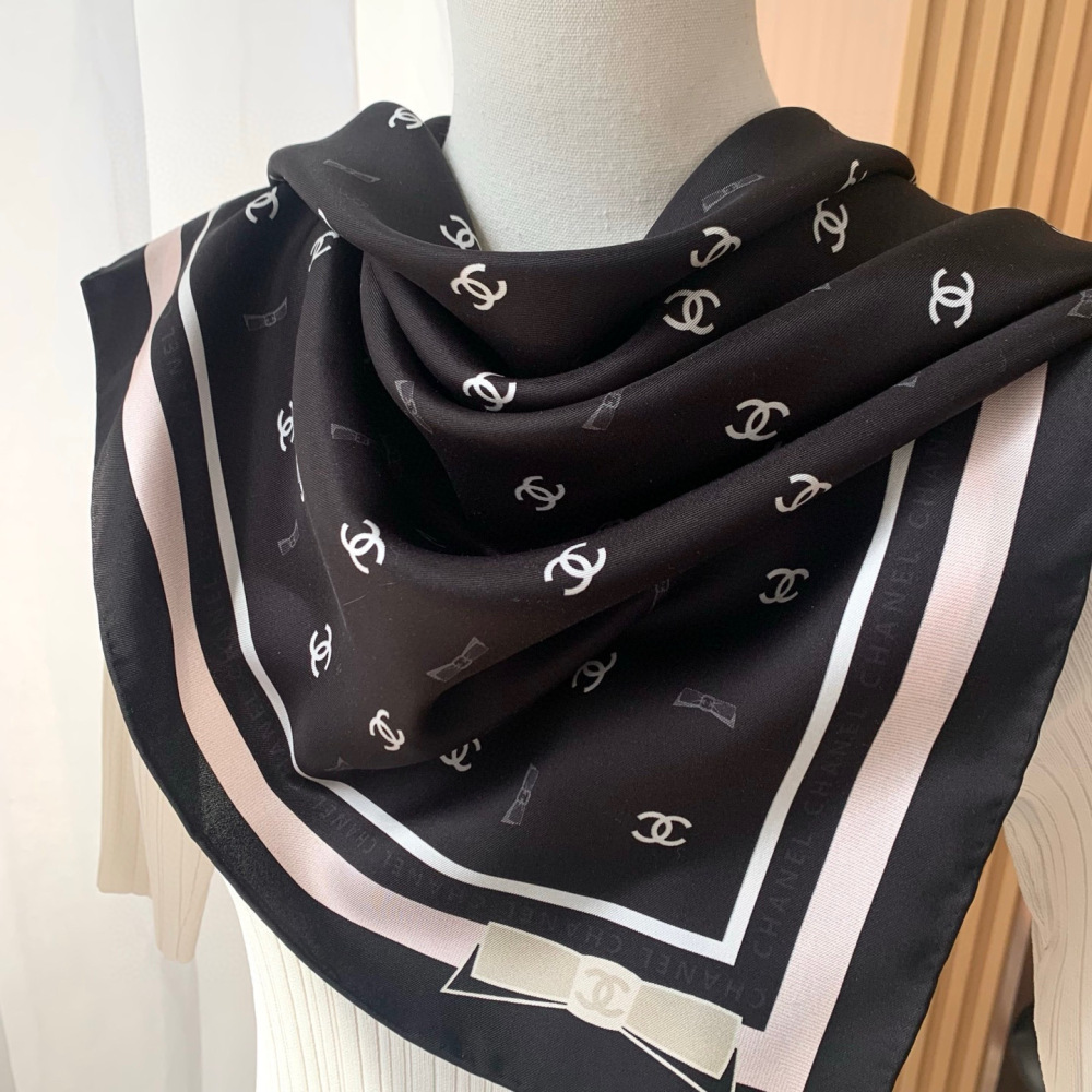 Chanel square scarf