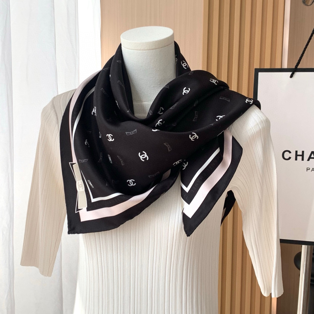 Chanel square scarf