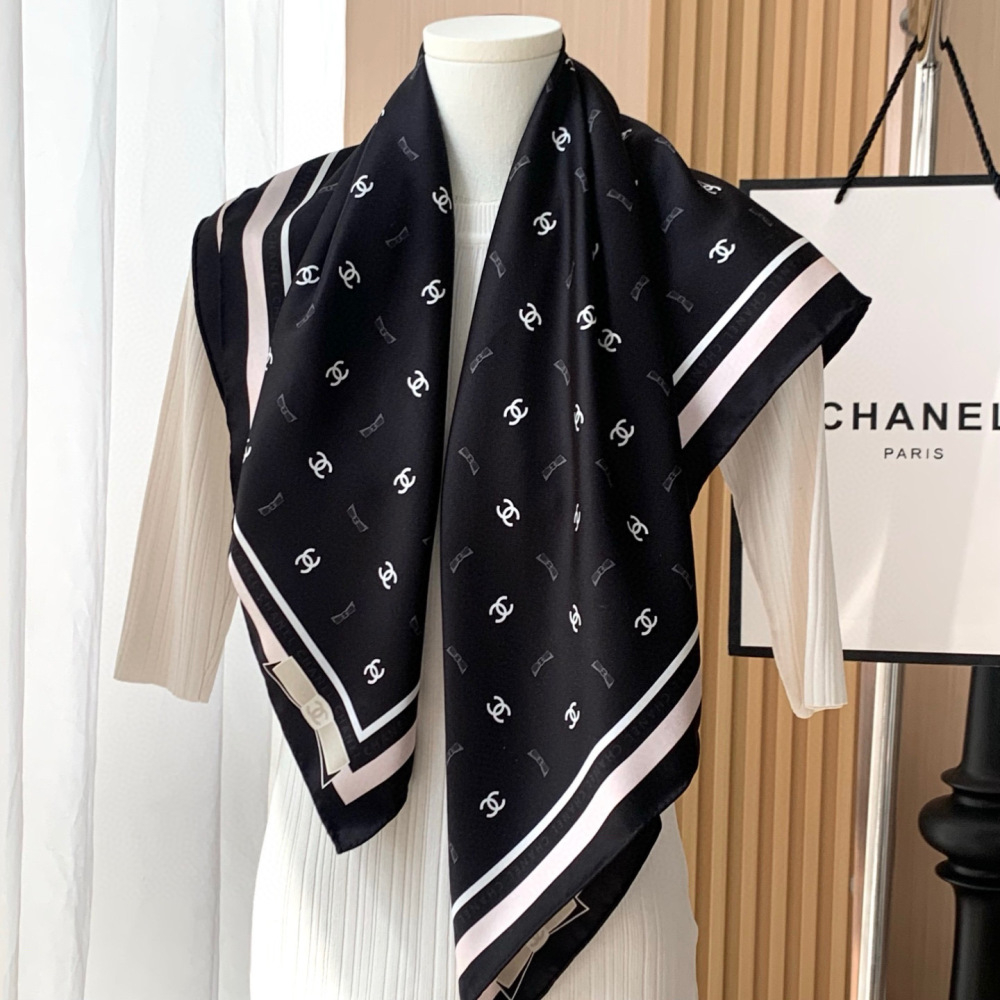 Chanel square scarf