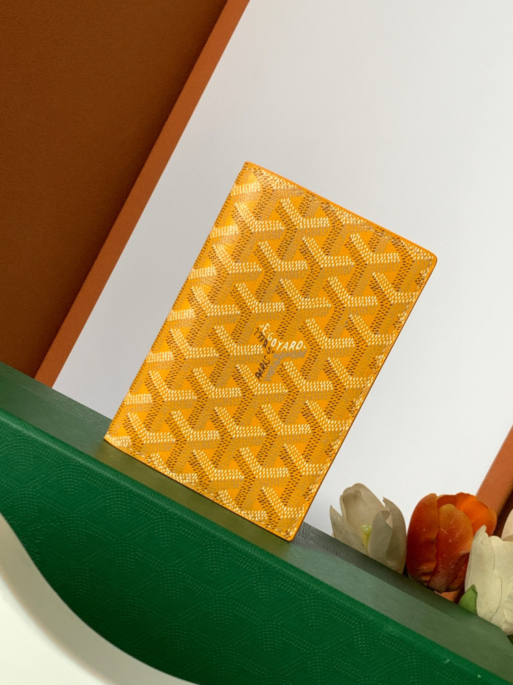 Goyard passport cover