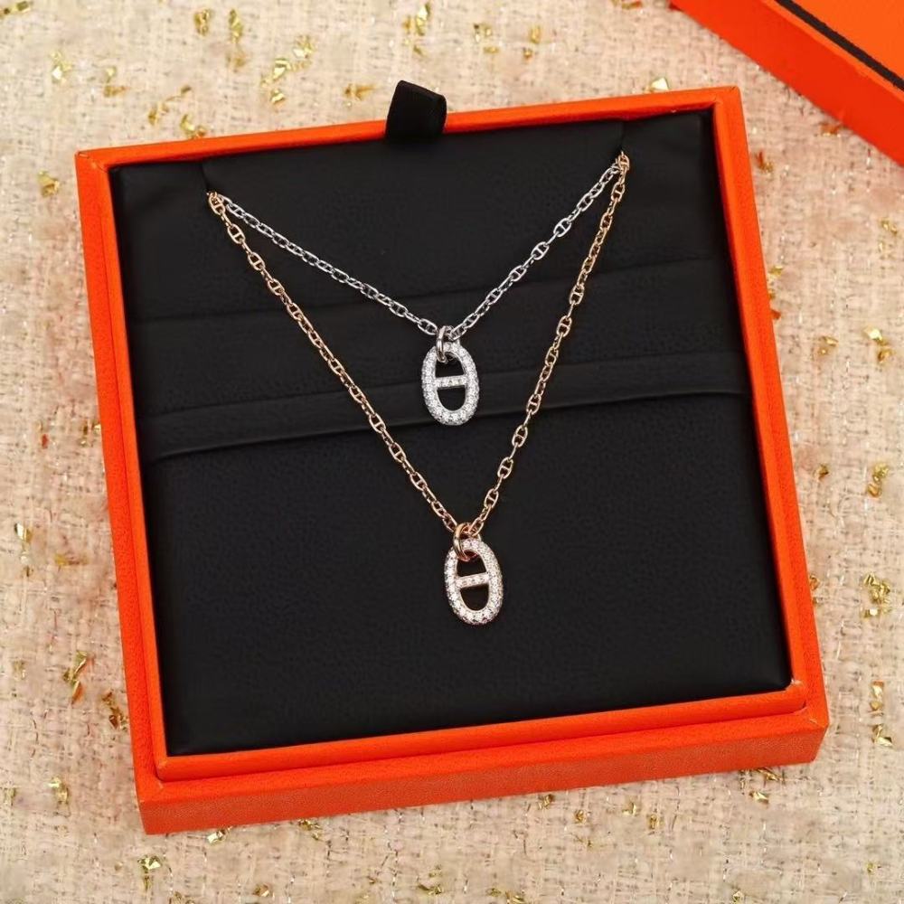 H necklace(925 sliver）