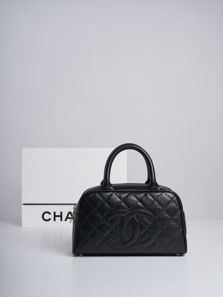 Chanel vintage bowling bag