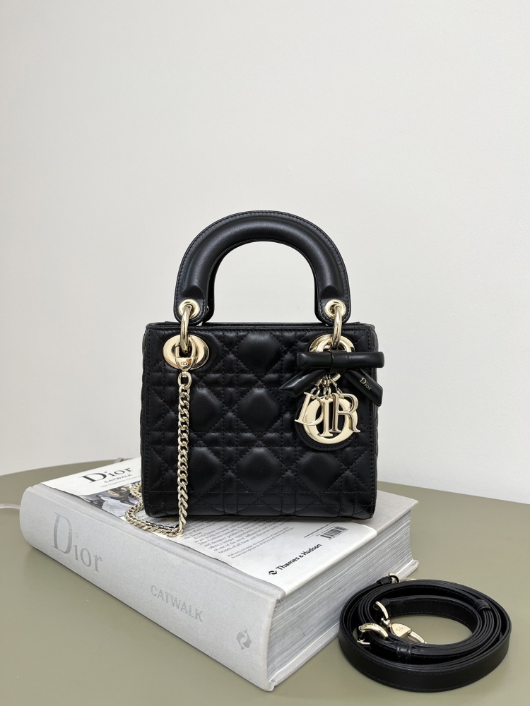 Dior Lady ribbon mini