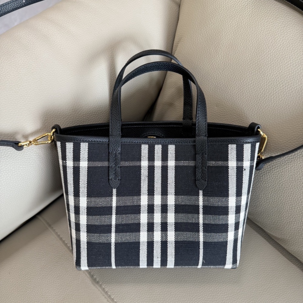 Burberry reversible mini tote