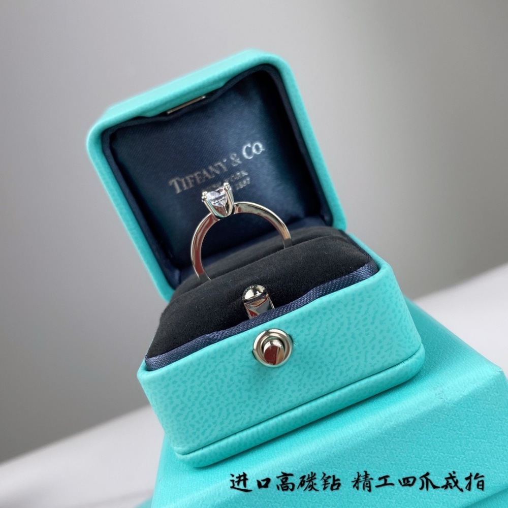 Tiffany Four-claw ring（925 sliver)