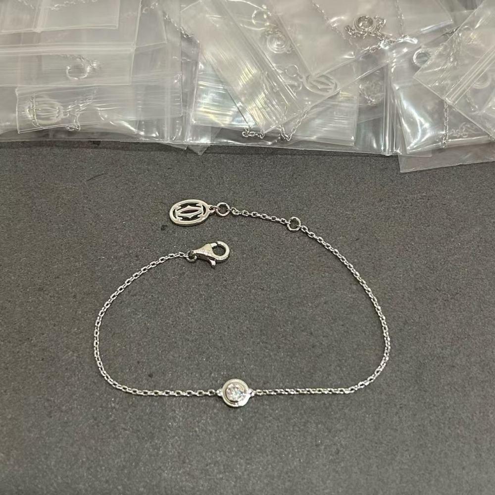 Cartier single diamond bracelet