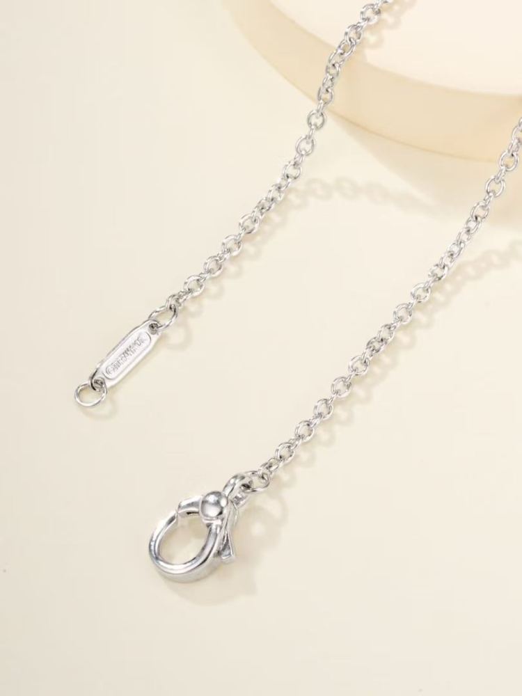 Tiffany Enamel Heart Necklace（42cm）