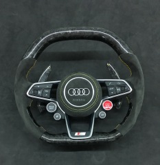 Audi Sport Steering Wheel | Carbon Fiber with Alcantara & Integrated Controls,OUE CARBON FIBER,Audi Sport Steering Wheel | Carbon Fiber & Alcantara