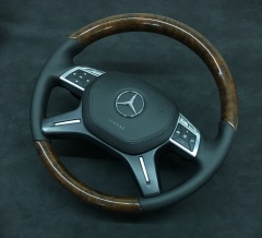 Mercedes-Benz Luxury Steering Wheel | Genuine Wood Trim & Leather,OUE CARBON FIBER,Mercedes-Benz Luxury Steering Wheel | Genuine Wood Trim & Leather