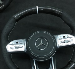 Mercedes-AMG Performance Steering Wheel | Carbon Fiber & Perforated Leather,OUE CARBON FIBER,Mercedes-AMG Performance Steering Wheel