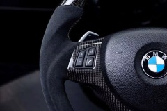 BMW M Performance Steering Wheel | Carbon Fiber with Green Stripe & Alcantara,OUE CARBON FIBER,BMW M Performance Steering Wheel