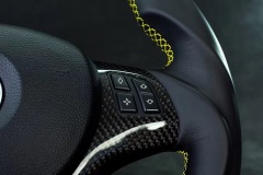 BMW M Sport Steering Wheel | Carbon Fiber & Leather with Yellow Stitching,OUE CARBON FIBER,BMW M Sport Steering Wheel