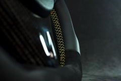 BMW M Sport Steering Wheel | Carbon Fiber & Leather with Yellow Stitching,OUE CARBON FIBER,BMW M Sport Steering Wheel