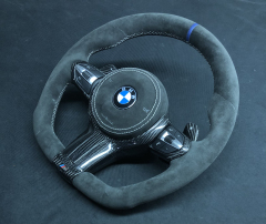 BMW Sport Steering Wheel | Alcantara & Carbon Fiber,OUE CARBON FIBER,BMW Sport Steering Wheel | Alcantara & Carbon Fiber