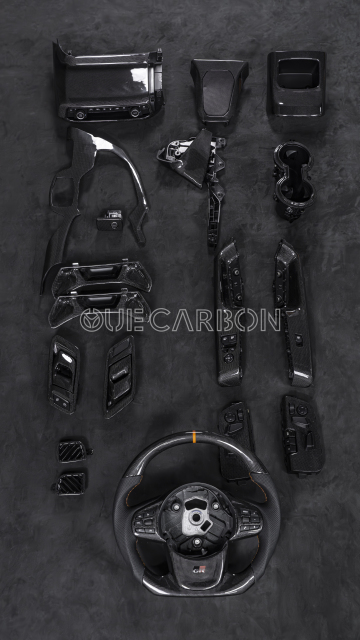 OUE CARBON Toyota Supra A90 Full Carbon Fiber Interior Kit,OUE CARBON FIBER,OUE CARBON Toyota Supra A90 Full Carbon Fiber Interior Kit
