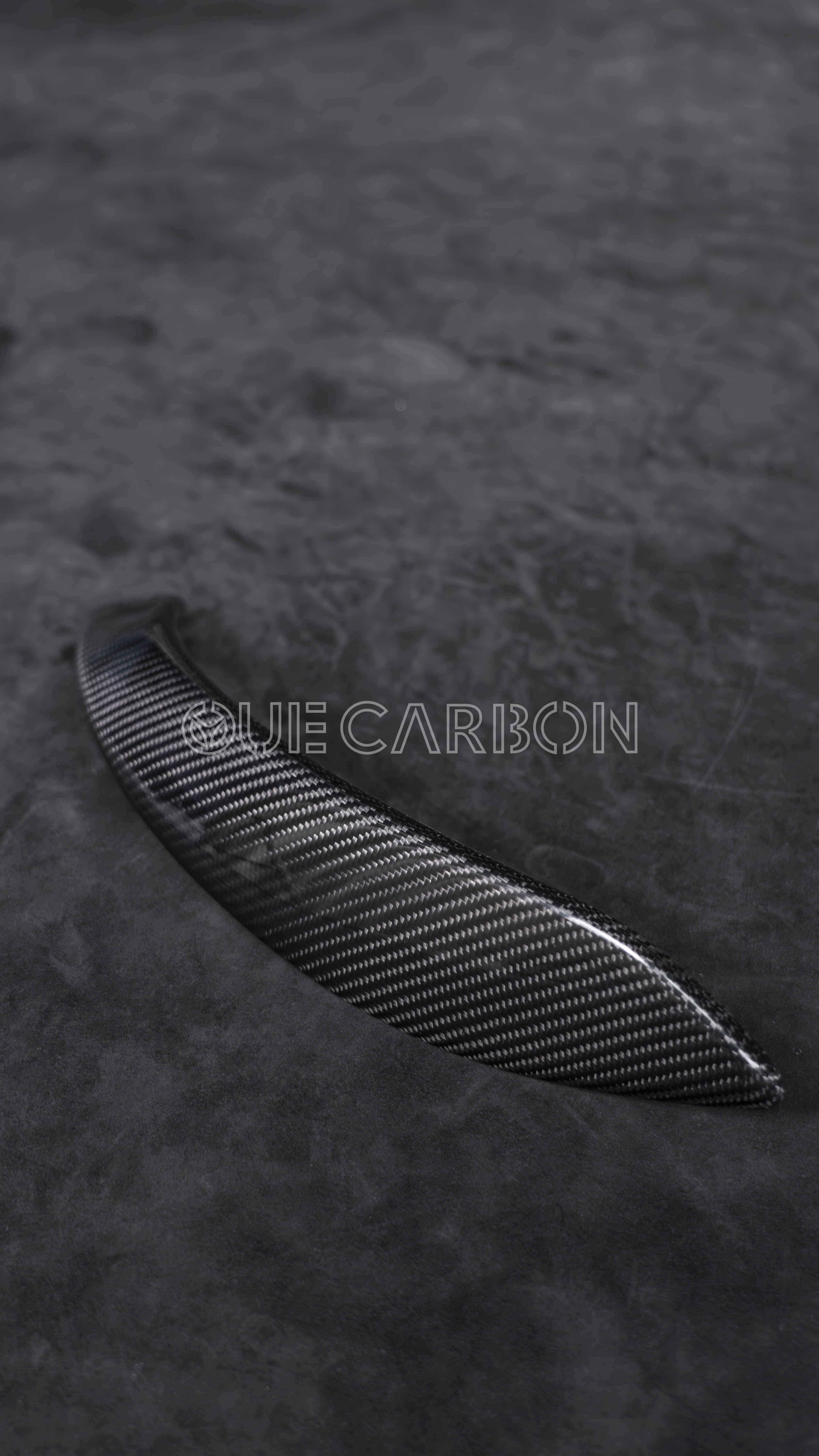BMW 3 Series Interior Trim Set | Gloss Carbon Fiber with Blue Accent,OUE CARBON FIBER,BMW 3 Series Interior Trim Set | Gloss Carbon Fiber with Blue Accent
