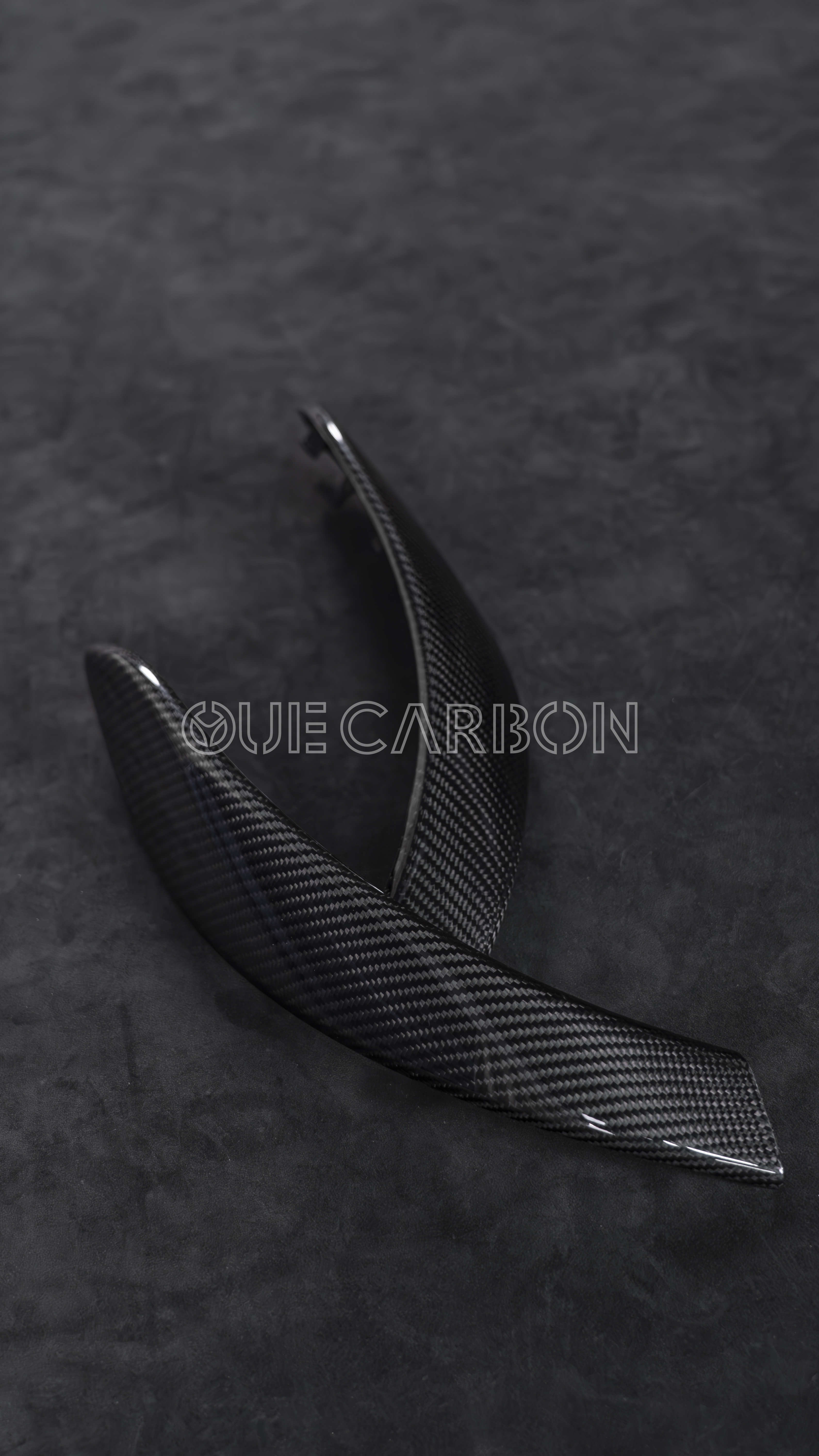 BMW 3 Series Interior Trim Set | Gloss Carbon Fiber with Blue Accent,OUE CARBON FIBER,BMW 3 Series Interior Trim Set | Gloss Carbon Fiber with Blue Accent